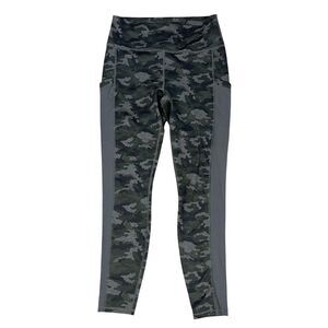 PowerHold by Fabletics Side Pockets Camo Leggings Mesh‎ Side Womens Size Large